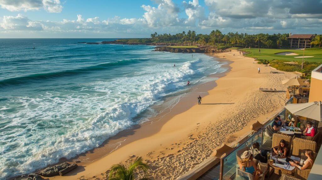 Luxury beach and oceanfront golf at Punta Mita.